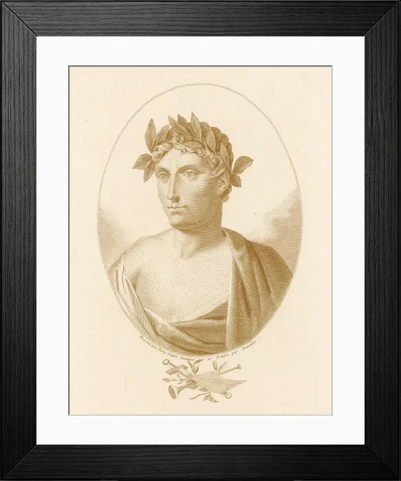 Framed Print : Horace, Roman Poet