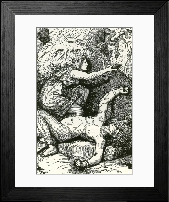 Framed Print : Loki, Norse God Framed Print : Loki, Norse God