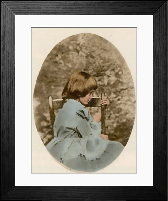 Framed Print : Alice Liddell, Alice's Adventures in Wonderland Framed Print : Alice Liddell, Alice's Adventures in Wonderland