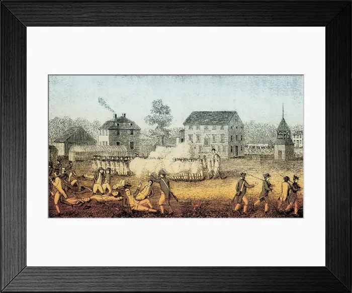 Framed Print : Battle of Lexington, 1775 Framed Print : Battle of Lexington, 1775
