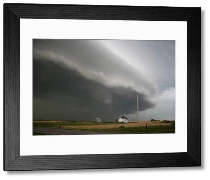 Framed Print : Supercell Thunderstorm Framed Print : Supercell Thunderstorm