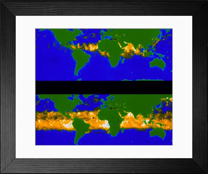 Framed Print : Aerosols and Pinatubo eruption