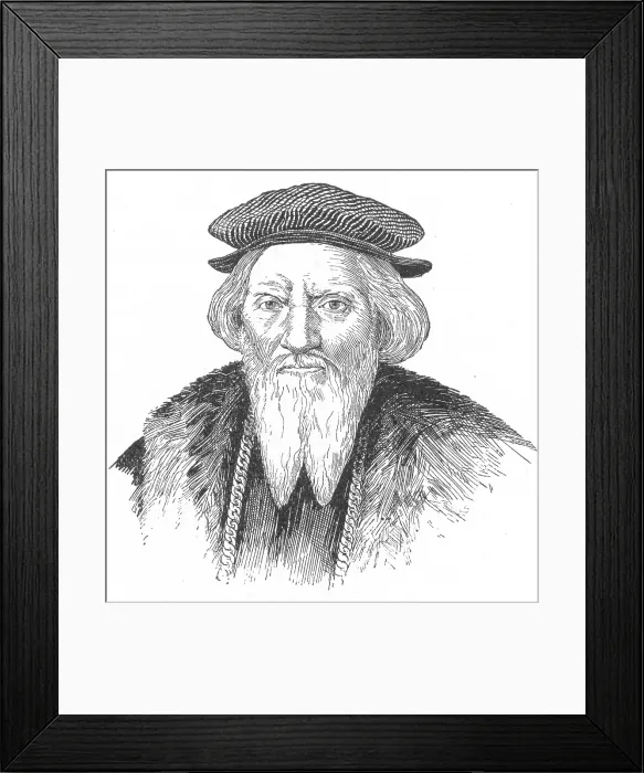 Framed Print : Sebastian Cabot, Italian Explorer Framed Print : Sebastian Cabot, Italian Explorer