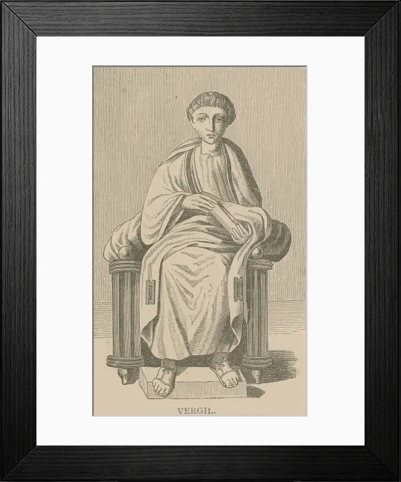 Framed Print : Virgil, Ancient Roman Poet Framed Print : Virgil, Ancient Roman Poet
