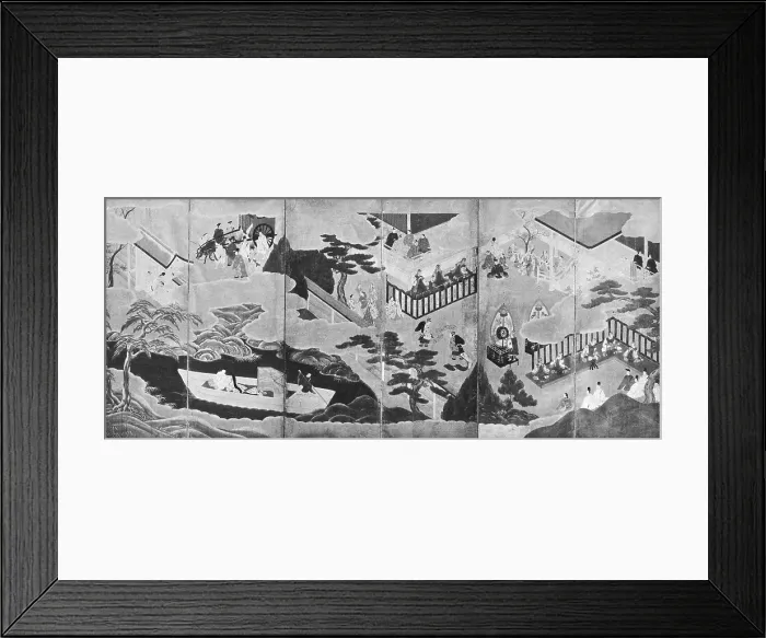 Framed Print : Murasaki Shikibu, 'The Tale of Genji' Framed Print : Murasaki Shikibu, 'The Tale of Genji'