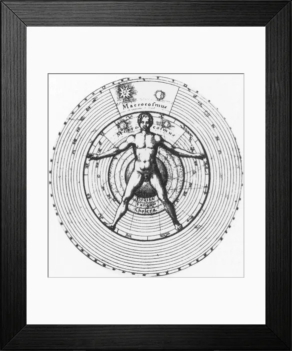 Framed Print : Utrisque Cosmi, Title Page, 1617 Framed Print : Utrisque Cosmi, Title Page, 1617