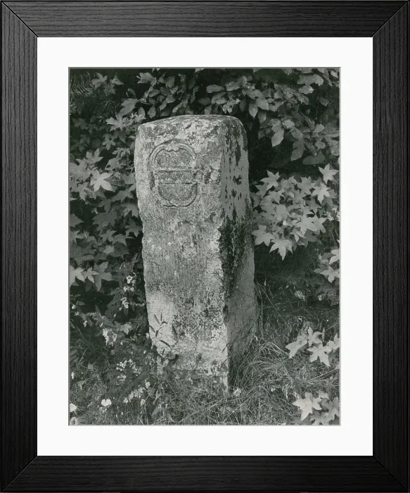 Framed Print : Crownstone Marker along Mason-Dixon Line Framed Print : Crownstone Marker along Mason-Dixon Line