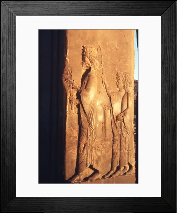 Framed Print : Ancient Carvings
