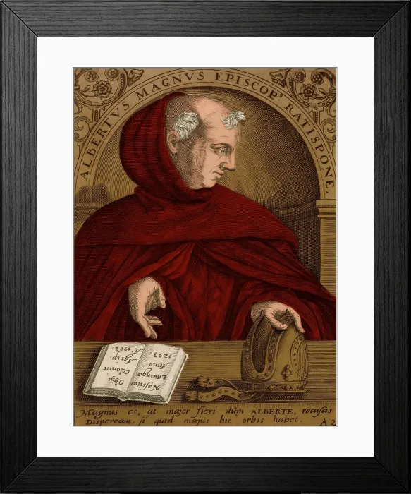 Framed Print : Albertus Magnus, Medieval Philosopher