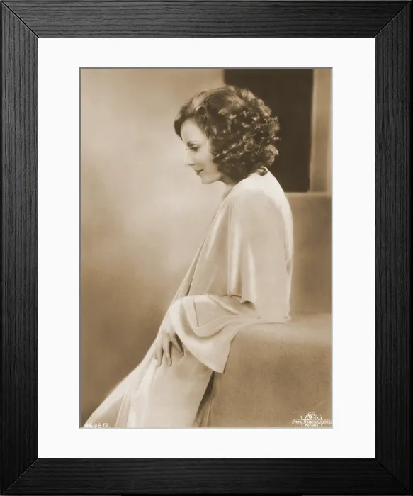Framed Print : Greta Garbo, Hollywood Movie Star