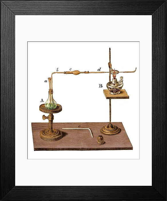Framed Print : Marsh Test Apparatus, 1867 Framed Print : Marsh Test Apparatus, 1867
