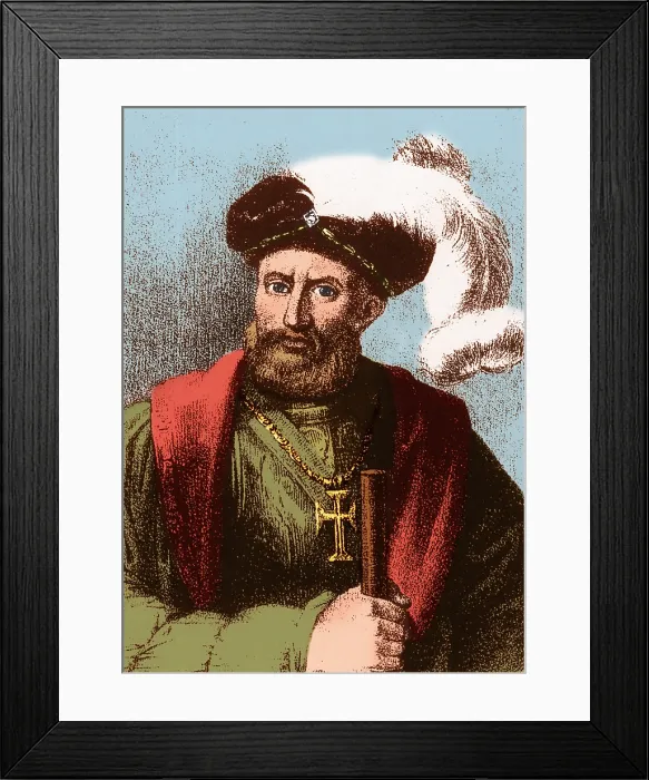 Framed Print : Vasco da Gama, Portuguese Explorer Framed Print : Vasco da Gama, Portuguese Explorer