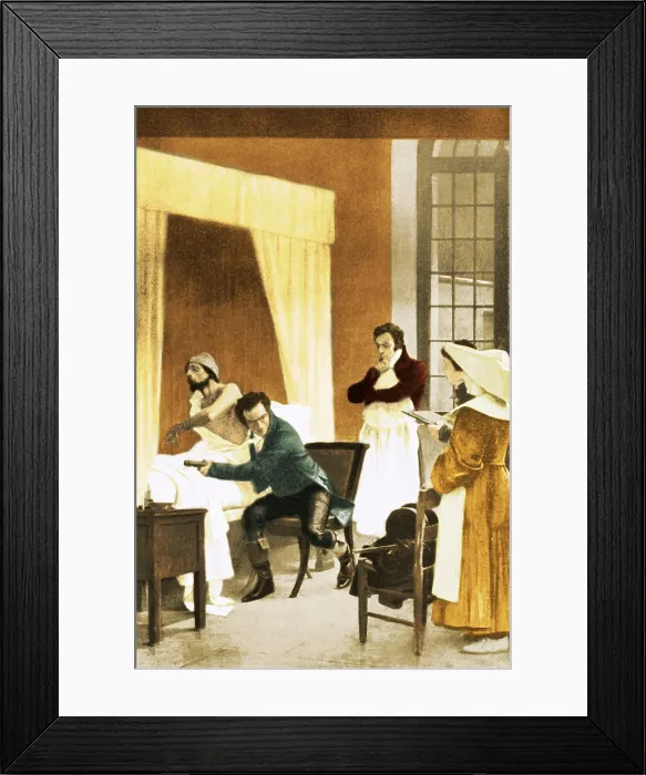 Framed Print : Rene Laennec, French Physician Framed Print : Rene Laennec, French Physician