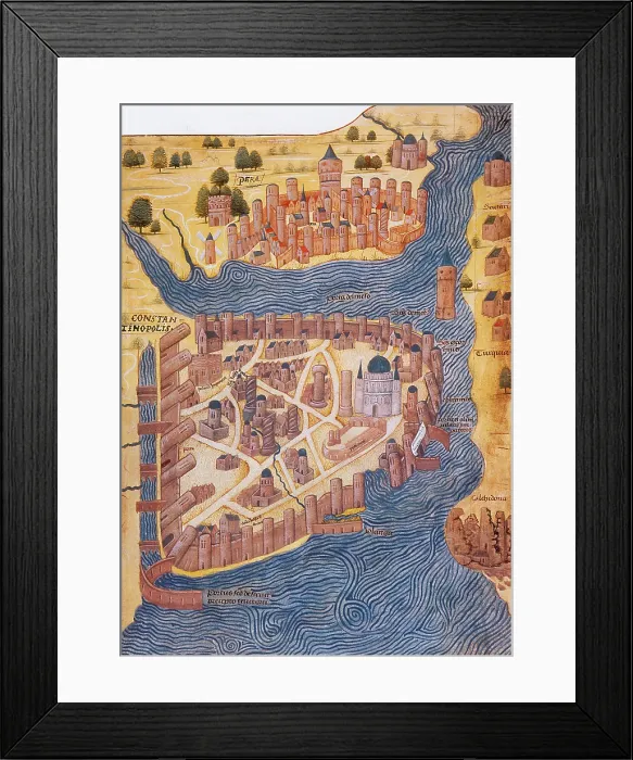 Framed Print : Constantinople, 1485 Framed Print : Constantinople, 1485