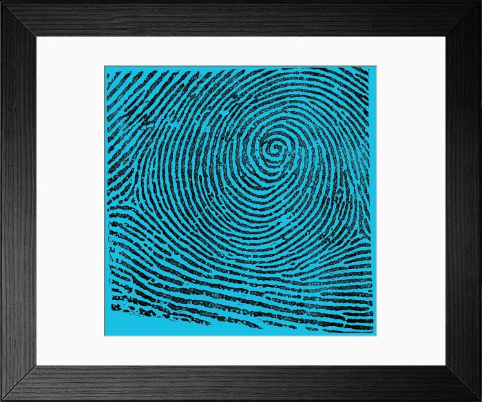 Framed Print : Typical Whorl Pattern, 1900