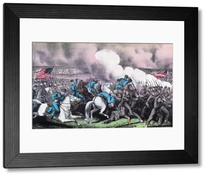 Framed Print : American Civil War, Battle of Antietam, 1862 Framed Print : American Civil War, Battle of Antietam, 1862