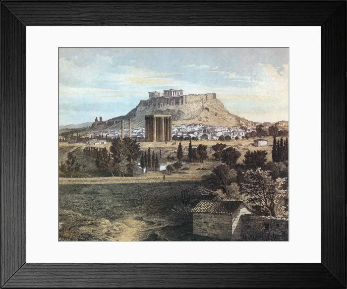 Framed Print : Athens with the Acropolis Framed Print : Athens with the Acropolis