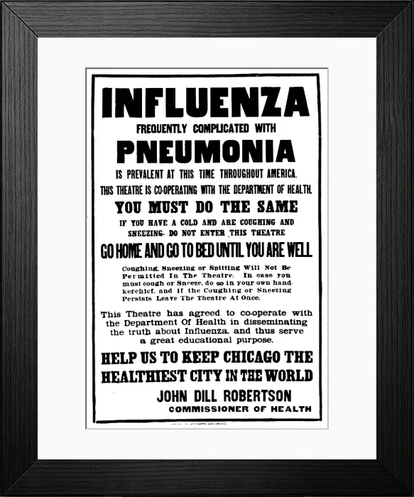 Framed Print : Spanish Flu Pandemic, 1918 Framed Print : Spanish Flu Pandemic, 1918