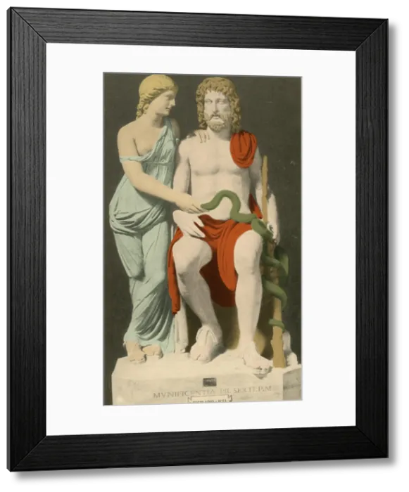 Framed Print : Asclepius, Greek God of Medicine Framed Print : Asclepius, Greek God of Medicine