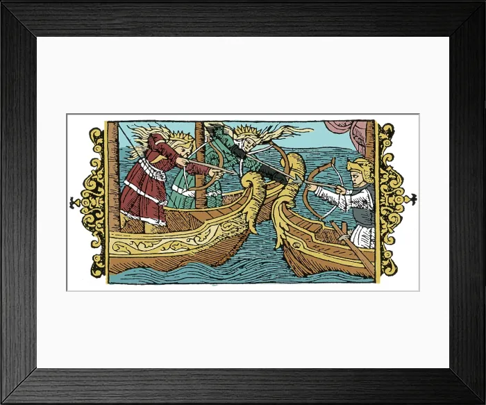 Framed Print : Awilda and Rusila Battle Prince Alf, 5th Century Framed Print : Awilda and Rusila Battle Prince Alf, 5th Century