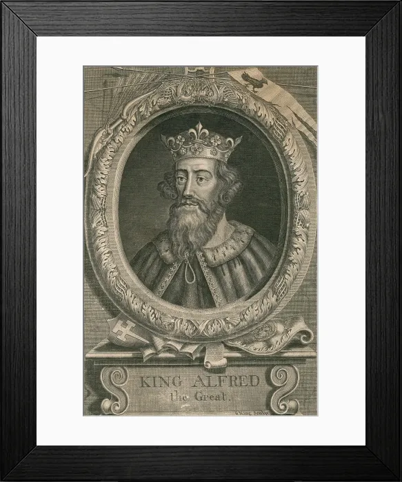 Framed Print : Alfred the Great, King of Wessex