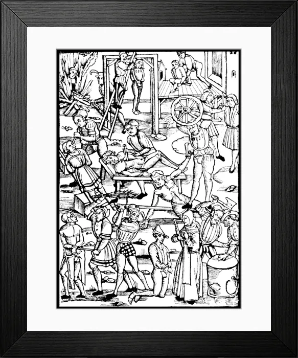 Framed Print : Medieval Torture Framed Print : Medieval Torture