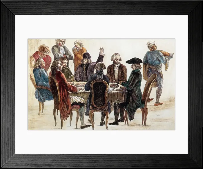 Framed Print : Enlightenment Thinkers Framed Print : Enlightenment Thinkers