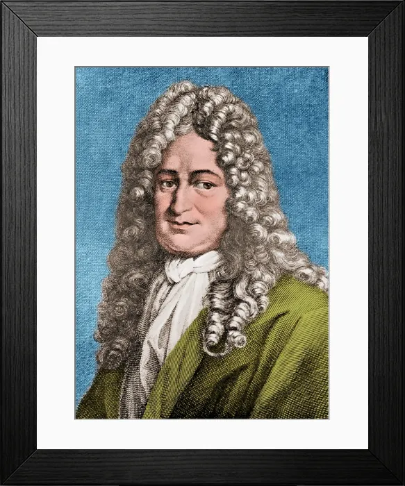 Framed Print : Gottfried Wilhelm Leibniz, German Mathematician Framed Print : Gottfried Wilhelm Leibniz, German Mathematician