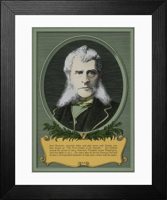 Framed Print : John Bigelow, American Diplomat Framed Print : John Bigelow, American Diplomat