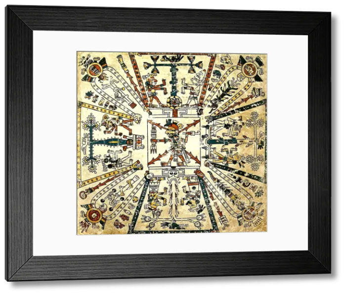 Framed Print : Codex Fejervary-Mayer, 15th Century Framed Print : Codex Fejervary-Mayer, 15th Century