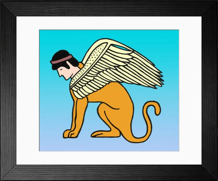 Framed Print : Sphinx, Legendary Creature Framed Print : Sphinx, Legendary Creature