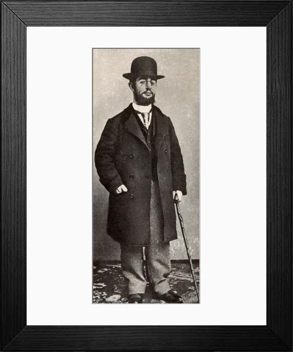 Framed Print : Toulouse-Lautrec, French Artist