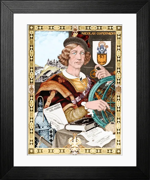 Framed Print : Nicolaus Copernicus, Polish Astronomer Framed Print : Nicolaus Copernicus, Polish Astronomer