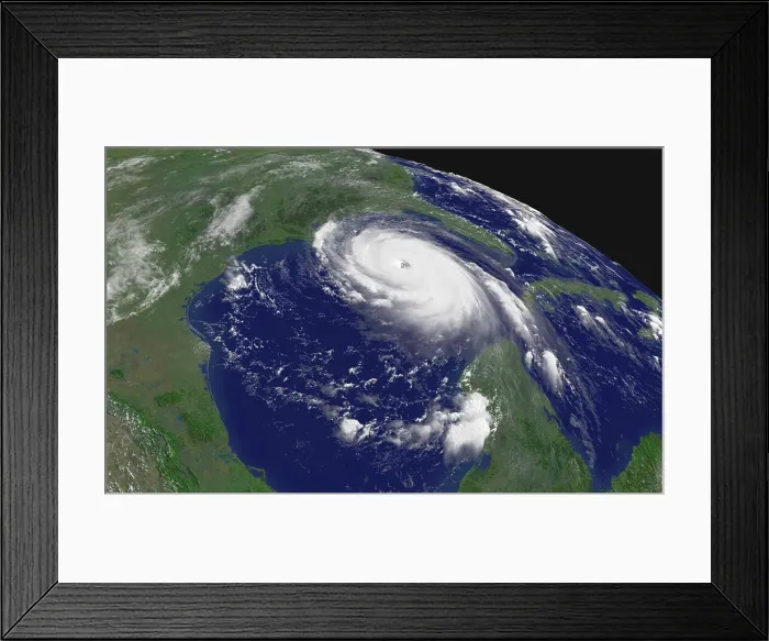 Framed Print : Hurricane Katrina