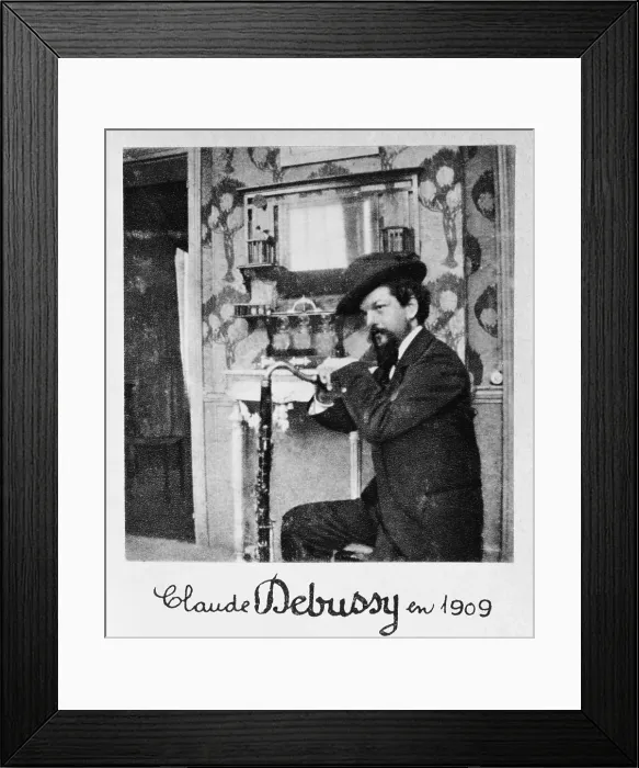 Framed Print : Claude Debussy, French Composer Framed Print : Claude Debussy, French Composer