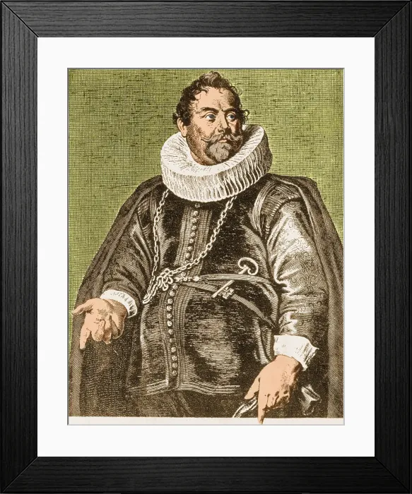 Framed Print : Abraham de Moivre, French Mathematician
