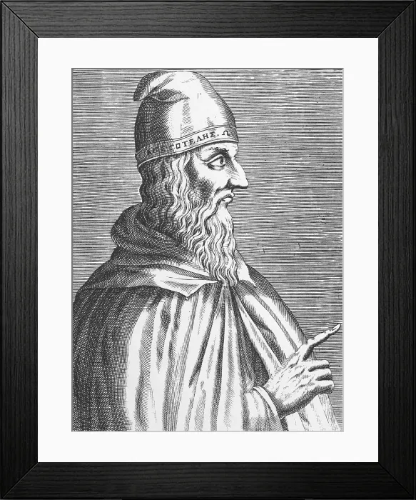 Framed Print : Aristotle, Ancient Greek Philosopher and Polymath