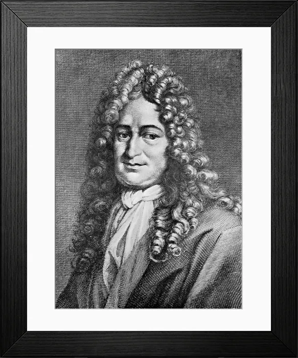 Framed Print : Gottfried Wilhelm Leibniz, German Mathematician