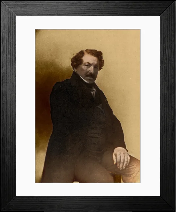 Framed Print : Louis Daguerre, French Inventor