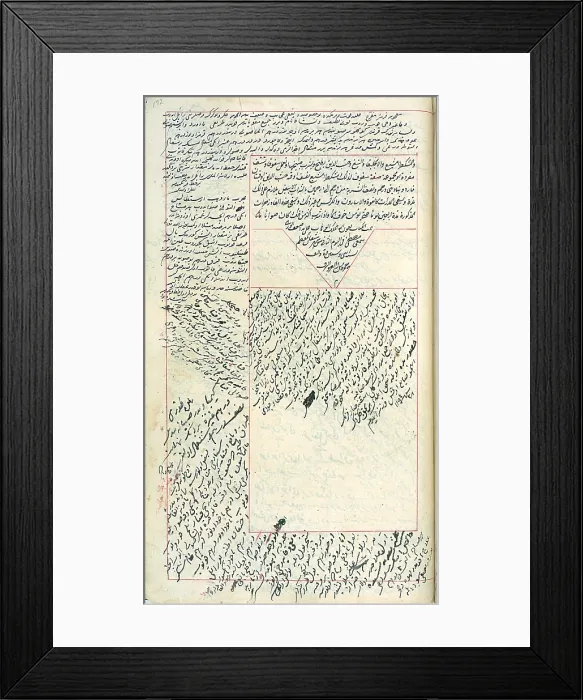 Framed Print : Islamic Chemical Medicine Manuscript, 18th Century Framed Print : Islamic Chemical Medicine Manuscript, 18th Century