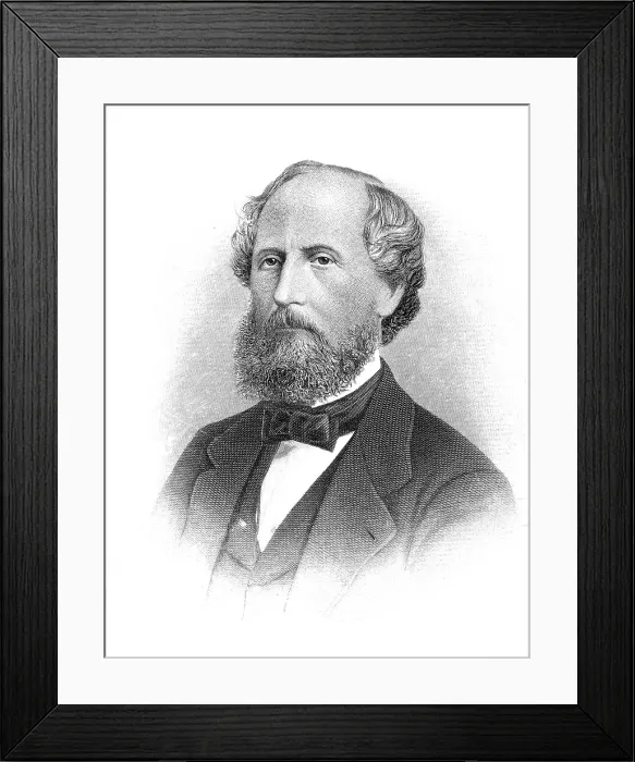 Framed Print : Cyrus West Field, American Telecommunications Pioneer Framed Print : Cyrus West Field, American Telecommunications Pioneer