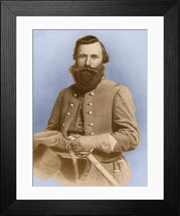 Framed Print : Jeb Stuart, Confederate General