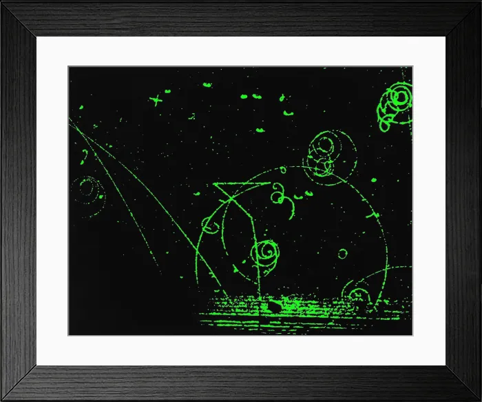 Framed Print : Catalyzed Nuclear Reaction in Bubble Chamber