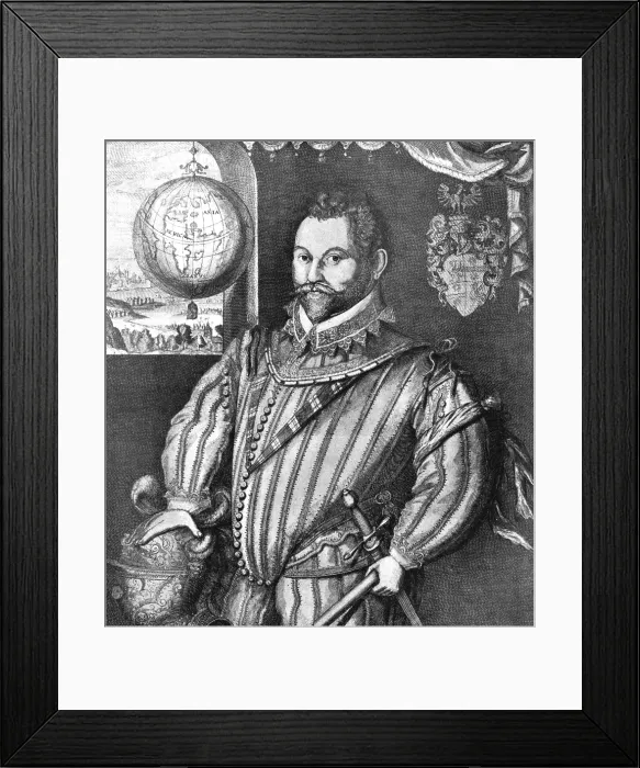 Framed Print : Francis Drake, English Explorer Framed Print : Francis Drake, English Explorer