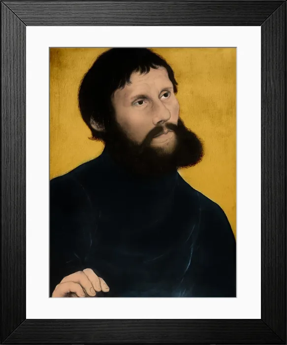 Framed Print : Martin Luther, German Theologian Framed Print : Martin Luther, German Theologian