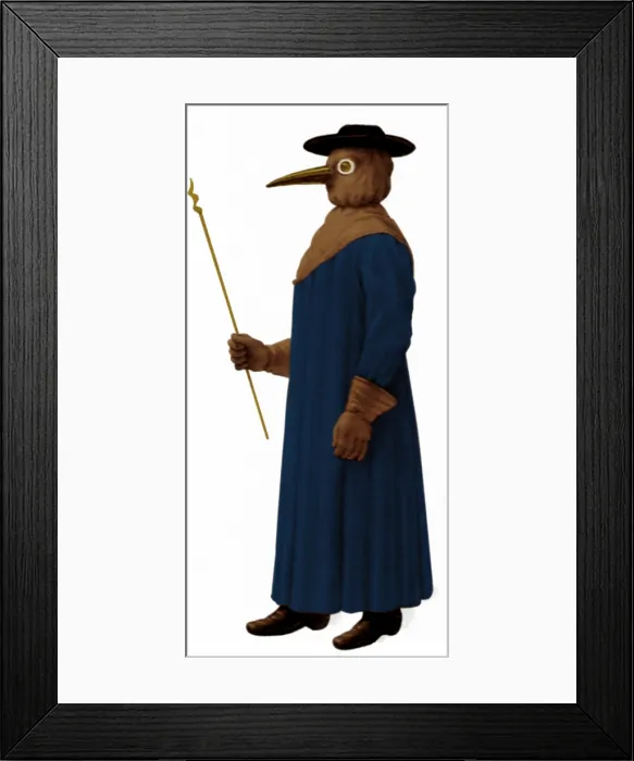 Framed Print : Plague Doctor, 17th Century Framed Print : Plague Doctor, 17th Century