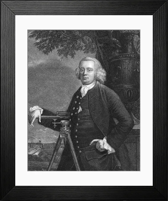 Framed Print : James Brindley, English Engineer Framed Print : James Brindley, English Engineer