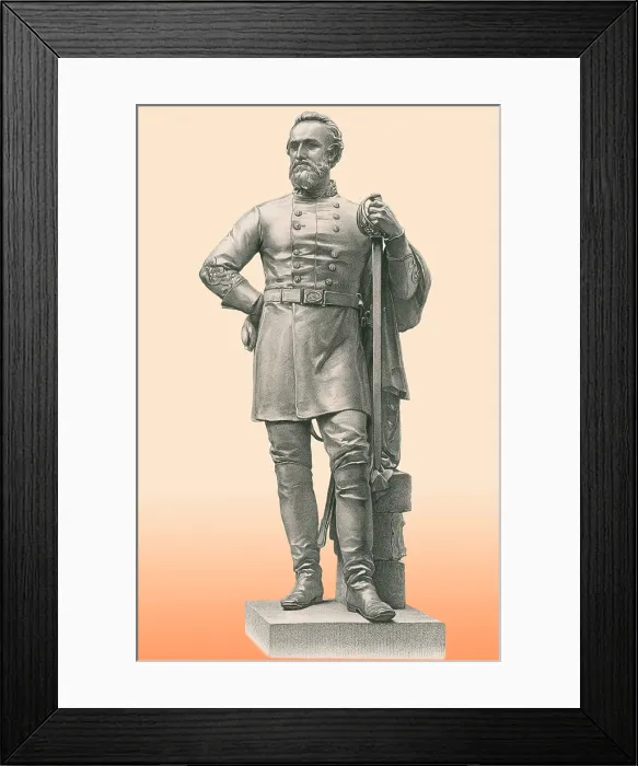 Framed Print : Stonewall Jackson, Confederate General Framed Print : Stonewall Jackson, Confederate General