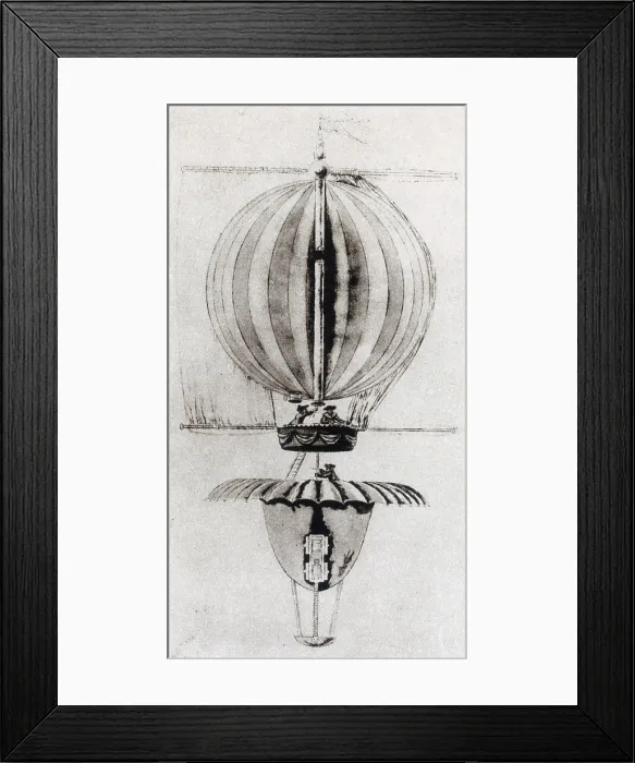 Framed Print : 'Vessels of the Air', 1783 Framed Print : 'Vessels of the Air', 1783