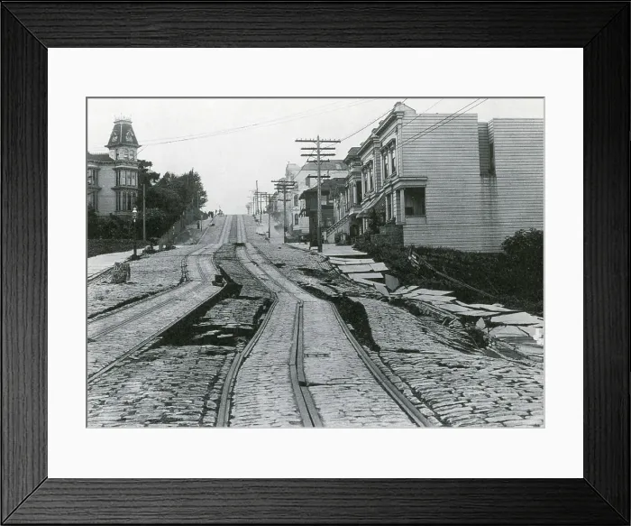 Framed Print : San Francisco Earthquake, 1906